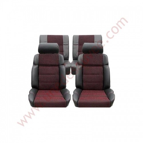 Semi leather seat covers - leather,
