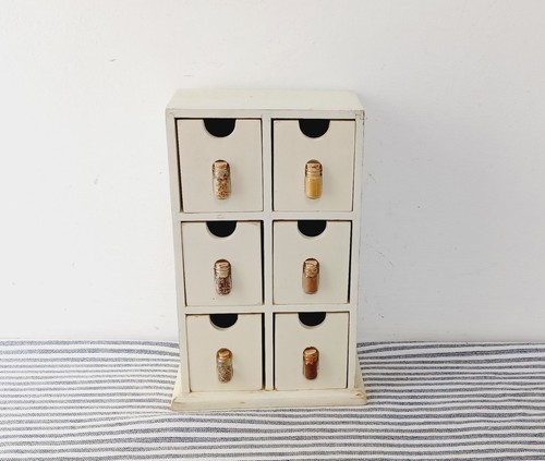 Rustic white wooden spice - rustic,