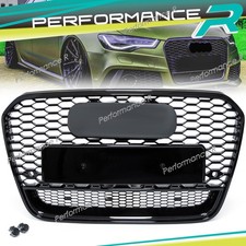 Front Grill Honeycomb Grill Grille Black For Audi A6 C7 4G Sedan Avant 2011-2014