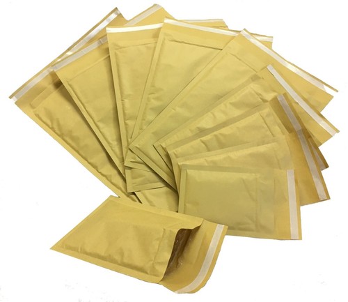 Gold bubble lined padded - lined,