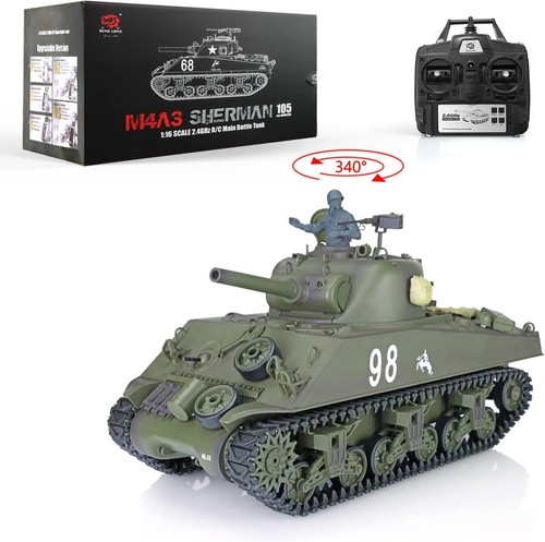M4a3 sherman henglong rtr - sherman, 1/16