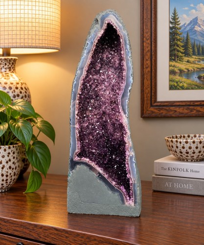Tall amethyst crystal - tall,