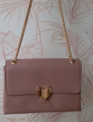 Blush pink dune handbag heart - handbag,