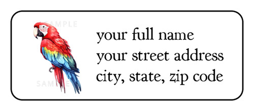 Macaw parrot personalized - 30,