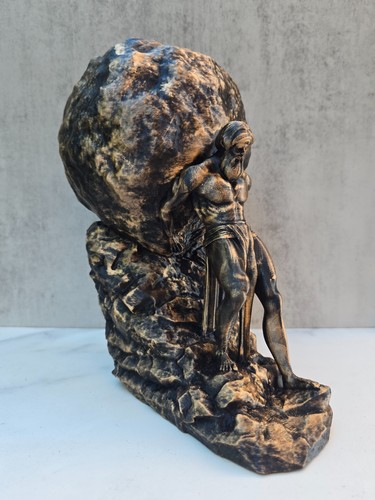 Sisyphus statue printed - 3d,