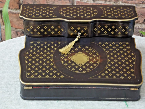 Ebony lap desk - ebony, slope