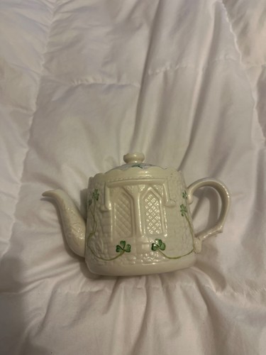 Beleek castle teapot - beleek,