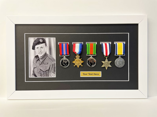 Military medal frame - frame, medals