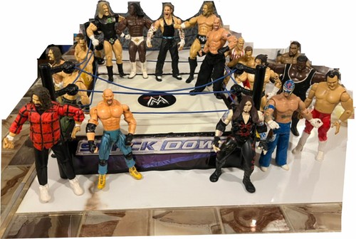 Wwe smackdown wrestling ring - wwe,