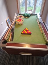6ft Slate Bed Pool Table Pub