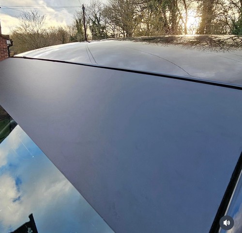 Blank matte black sunstrip - blank,