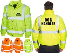 Dog Handler Hi Vis Viz Bomber