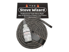 Black Stove Rope 2.5M Kit Wood