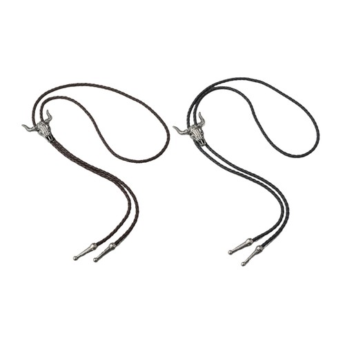 Longhorn bull bolo - bull, tie