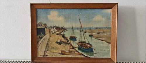 Original 1950 oil painting low - 1950,