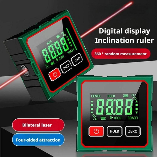 Digital angle finder with - angle,