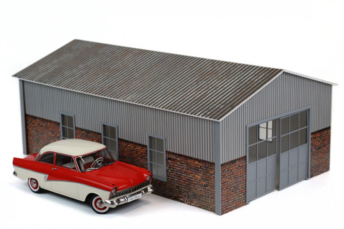 Hangar barn garage scale - 1:18,