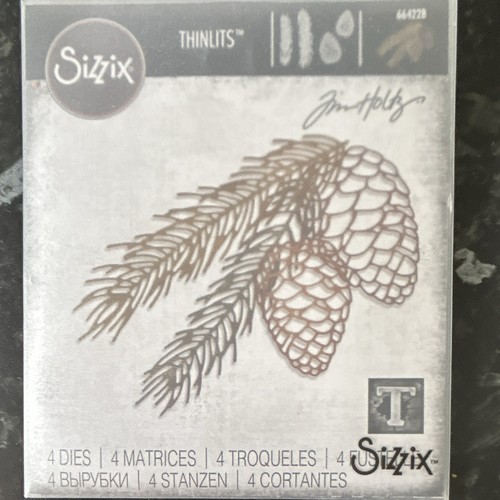 Sizzix thinlits pine branch - pine,