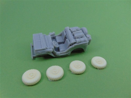 Wargame resin willys - mm,