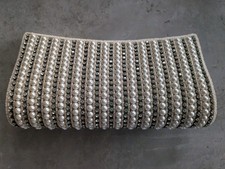 Vintage beaded Amishi clutch bag and dust bag