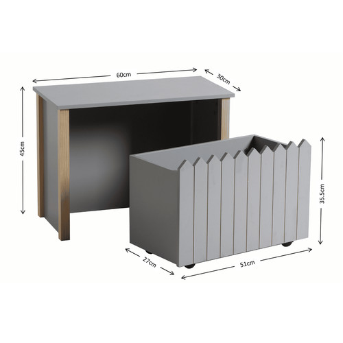 Ziggy kids toy box - box, storage