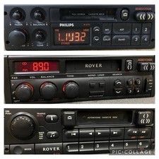 Rover philips old car radio - rover,