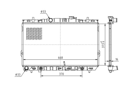 Hart 637 150 radiator engine - hart,