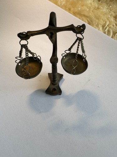 Scales justice brass - of,