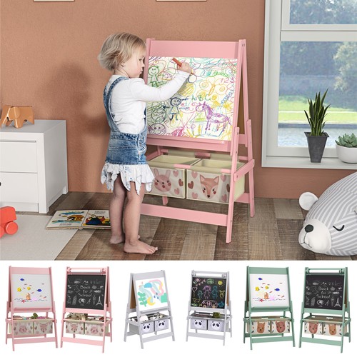 Kids easel with paper roll - paper, 3