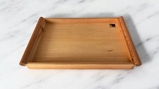 ARTEK ALVAR AALTO Vassoio Legno 1980 Vintage Design Wood Tray MADE IN ITALY
