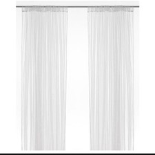 IKEA LILL Sheer Net Curtains 1