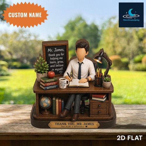 Personalized teacher desk - personalized,