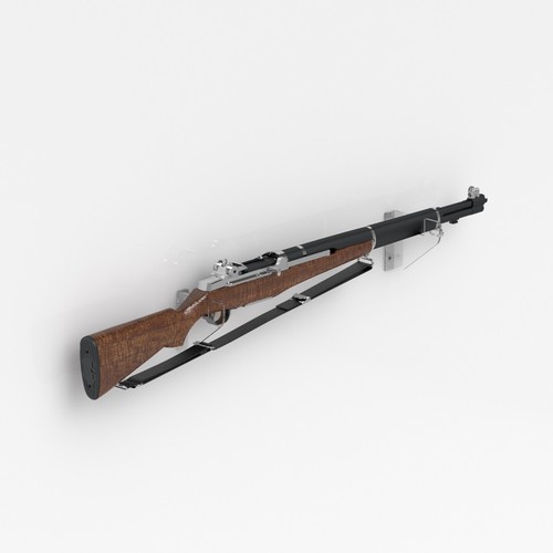 Acrylic rifle holder musket - rifle,
