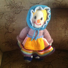 Brand new hand knitted "Grandma Scarecrow" 13" high