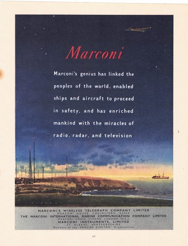 Marconi television radio - marconi,,