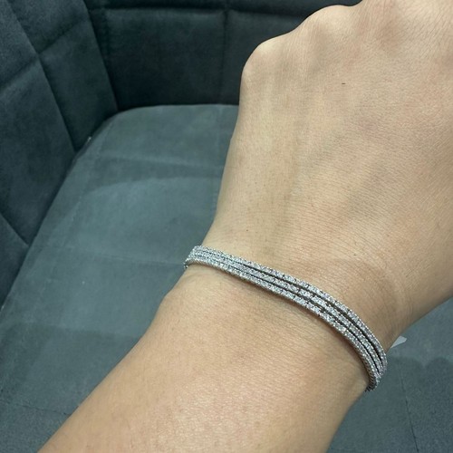 3ct 100 natural diamond row - 100%,