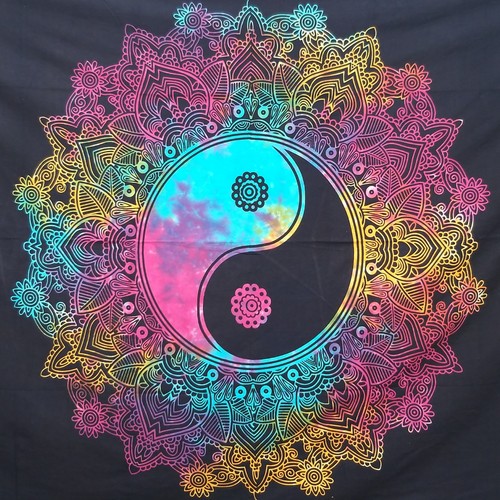 Yin yang mandala - yang,