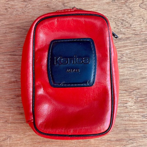 Original red konica case - konica, for