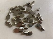 Push In Shelf Supports NP Nickel Plated Studs Shelves Library Cabinet