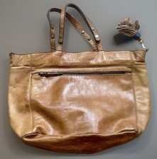 Vintage Zara Tan 100% Leather