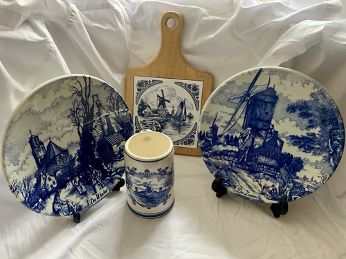 Vintage delftware blue - vintage,