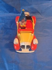 Vintage Golden Bear Noddy's  Push Along Car & Noddy Figure