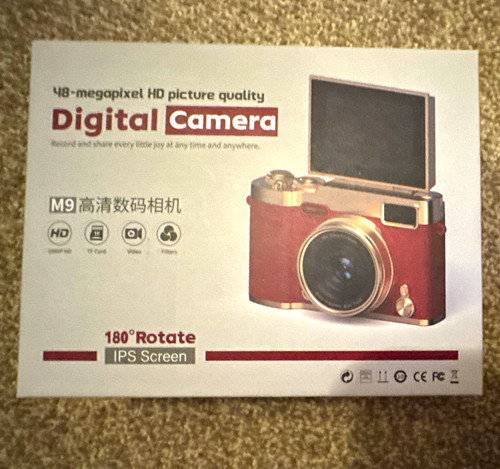 48mp compact digital camera - m9,