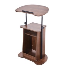 Rolling Sit Stand Laptop Desk