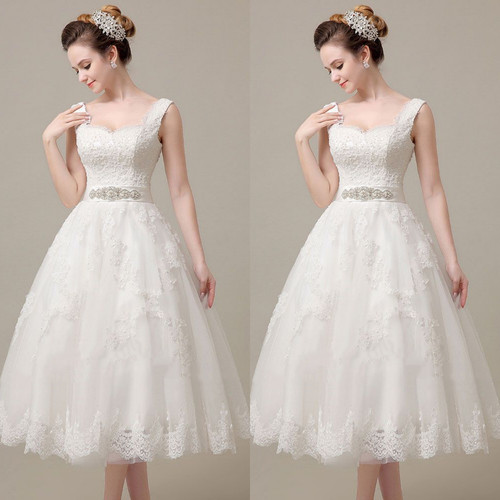 Vintage 1950s wedding dress - vintage,
