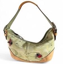 Coach 2004 Limited Edition Green Lady bug Soho Hobo Signature Optic Bag Rare