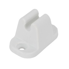 White Plastic Door Catch suitable for Swift Elddis and Coachman Caravans