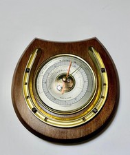 Vintage Short & Mason British Horse Shoe Weather Barometer 1950’s