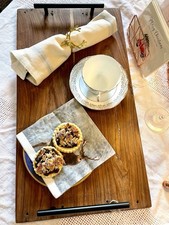 Sheesham Wood Tray with Modern Handles Serving Tray Coffee Table Tray Home Decor