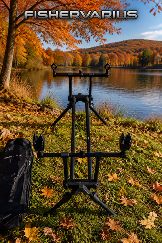 Delux twin carp fishing rod - twin,